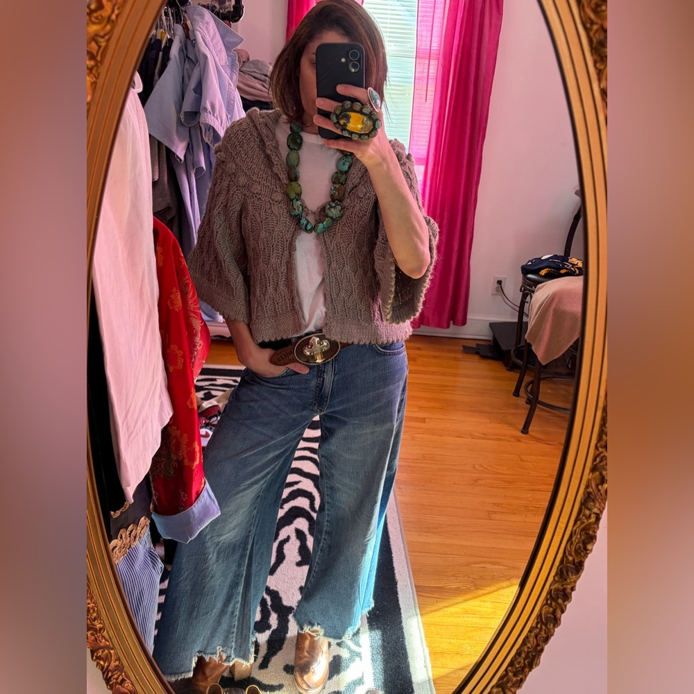 Anthropologie knit Poncho Sweater